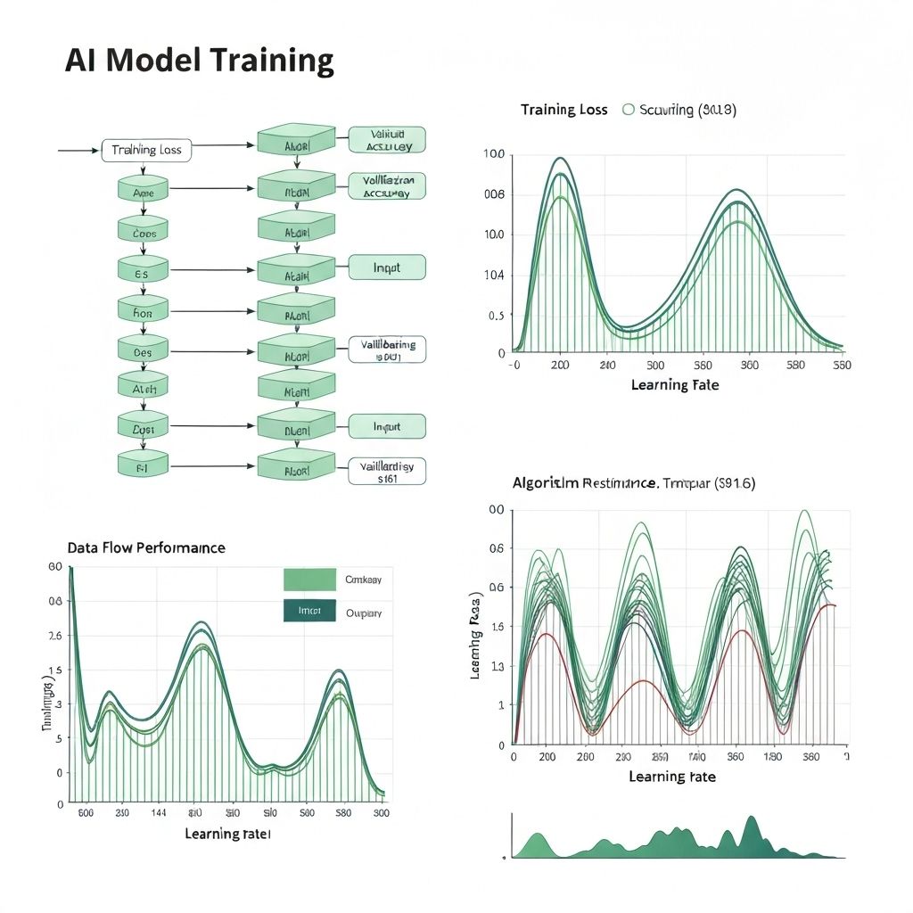 AI Model Training - Reinforcement learning and fine-tuning processes